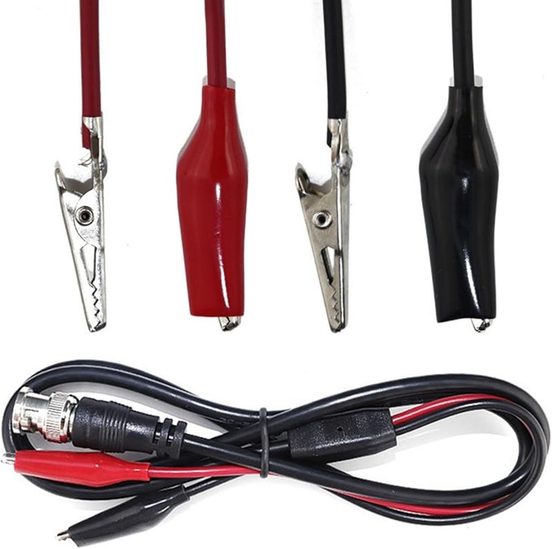 BNC To Alligator Clips Test Cable Probe Leads Oscilloscope Accessories - Image 2